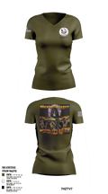 Grave digger 21039864 Women's Short Sleeve V-neck Shirt - 3