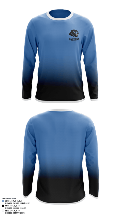 Paetow High School Tennis 24931552 Long Sleeve Performance Shirt - 1
