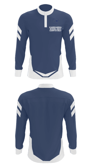 Quarter Zip Jacket, Kamehameha School-Maui Campus Golf, Golf, Teamtime, Team time, sublimation, custom sports apparel, team uniforms, spirit wear, spiritwear, sports uniforms, custom shirts, team store, custom team store, fundraiser sports, apparel fundraiser