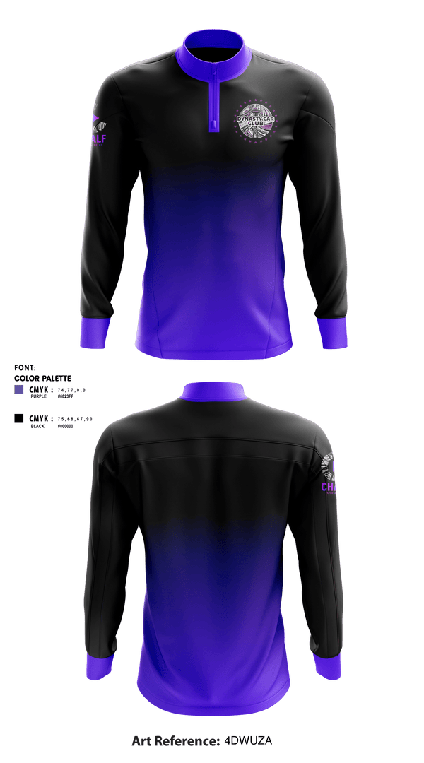Quarter Zip Jacket, Chalf EntertainmentChalf Entertainment, , Teamtime, Team time, sublimation, custom sports apparel, team uniforms, spirit wear, spiritwear, sports uniforms, custom shirts, team store, custom team store, fundraiser sports, apparel fundraiser