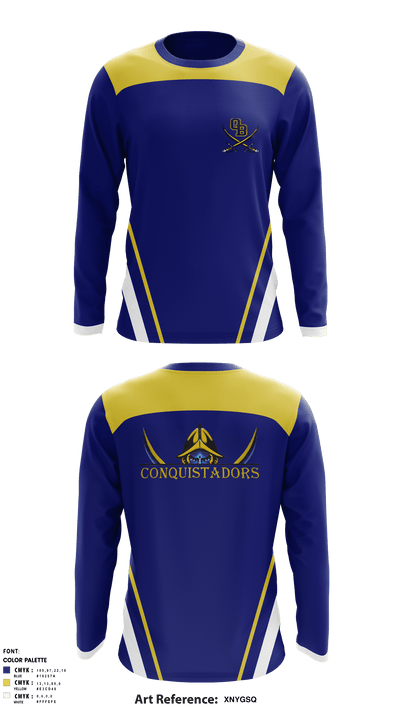 Conquistadors 47212461 Long Sleeve Performance Shirt - 1