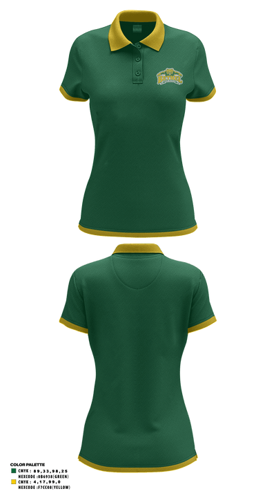Bethel High School 30523815 Women's Short Sleeve Performance Polo  - 39
