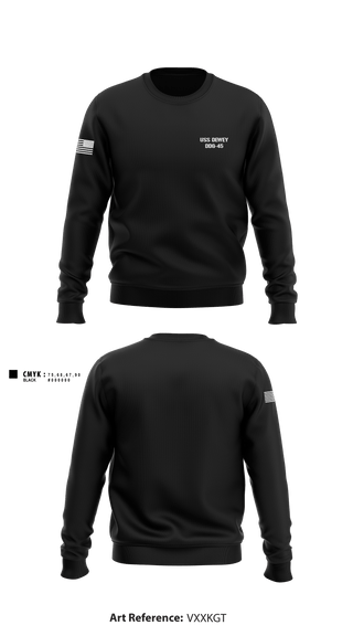 Crew Neck Sweatshirt, USS DEWEY DDG-45, , Teamtime, Team time, sublimation, custom sports apparel, team uniforms, spirit wear, spiritwear, sports uniforms, custom shirts, team store, custom team store, fundraiser sports, apparel fundraiser
