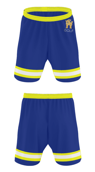 West Seattle High School Golf Team 9176643 Athletic Shorts With Pockets - 24