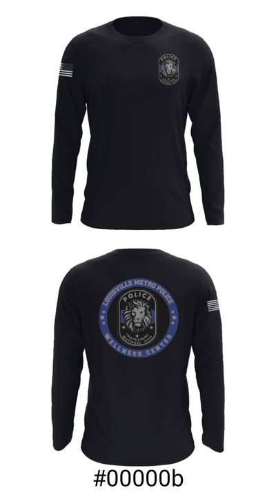 LMPD WELLNESS UNIT 57216807 Long Sleeve Performance Shirt - 3