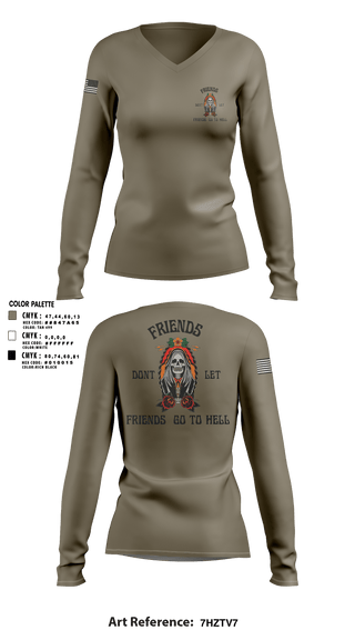 Women's Long Sleeve Vneck Shirt, REDNECK'SRedneck, Marines, Teamtime, Team time, sublimation, custom sports apparel, team uniforms, spirit wear, spiritwear, sports uniforms, custom shirts, team store, custom team store, fundraiser sports, apparel fundraiser