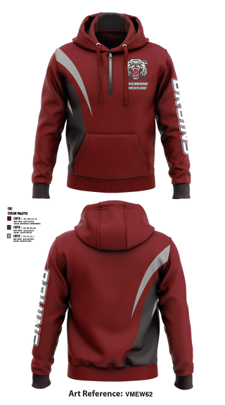 Zip Hoodie, BRUINS, Wrestling, Teamtime, Team time, sublimation, custom sports apparel, team uniforms, spirit wear, spiritwear, sports uniforms, custom shirts, team store, custom team store, fundraiser sports, apparel fundraiser