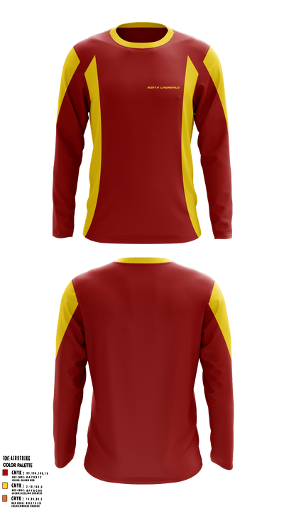 North Lawndale College Prep 87998893 Long Sleeve Performance Shirt - 1