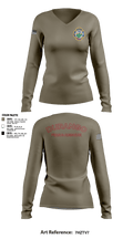 Durango Fire Protection District 71199400 Women's Long Sleeve V-neck Shirt - 1