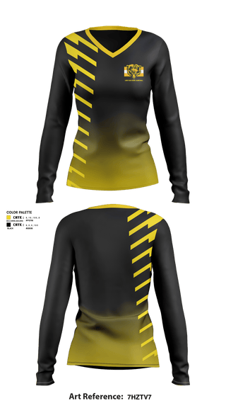 Women's Long Sleeve Vneck Shirt, Leroy High School Basketball, Women's Basketball, Teamtime, Team time, sublimation, custom sports apparel, team uniforms, spirit wear, spiritwear, sports uniforms, custom shirts, team store, custom team store, fundraiser sports, apparel fundraiser