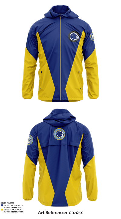 Olentangy Cubs Baseball 81573799 Windbreaker - 1