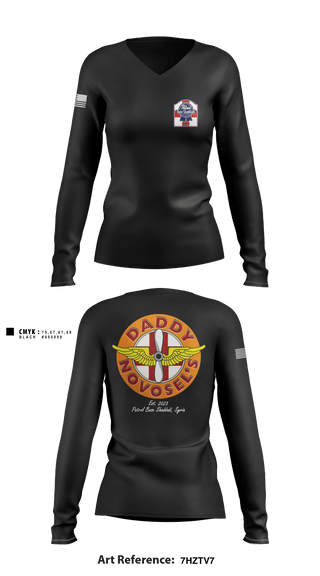 Women's Long Sleeve Vneck Shirt, , Army, Teamtime, Team time, sublimation, custom sports apparel, team uniforms, spirit wear, spiritwear, sports uniforms, custom shirts, team store, custom team store, fundraiser sports, apparel fundraiser