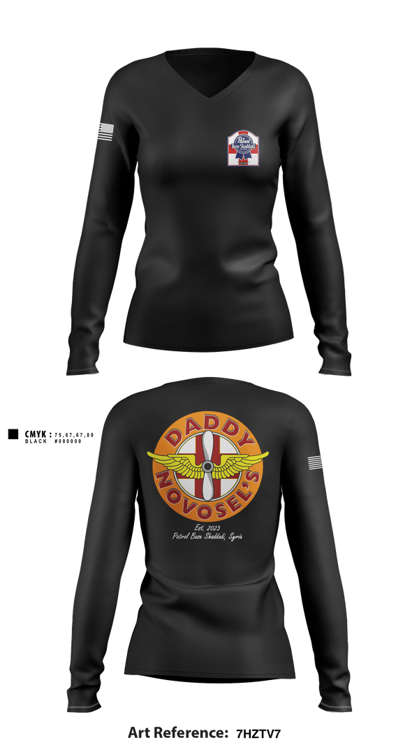 Women's Long Sleeve Vneck Shirt, , Army, Teamtime, Team time, sublimation, custom sports apparel, team uniforms, spirit wear, spiritwear, sports uniforms, custom shirts, team store, custom team store, fundraiser sports, apparel fundraiser