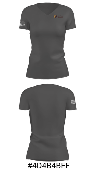 Women's Short Sleeve Vneck Shirt, Evansville Central High School Golf, Golf, Teamtime, Team time, sublimation, custom sports apparel, team uniforms, spirit wear, spiritwear, sports uniforms, custom shirts, team store, custom team store, fundraiser sports, apparel fundraiser