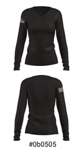 3112 75885403 Women's Long Sleeve V-neck Shirt - 36