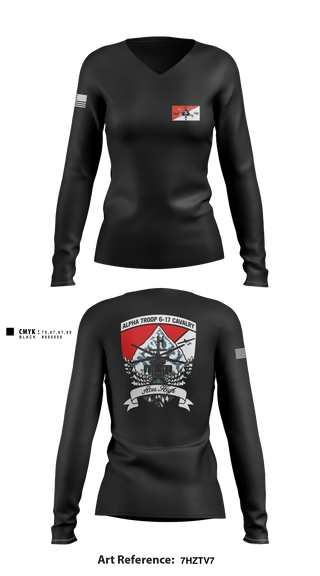 Women's Long Sleeve Vneck Shirt, , Army, Teamtime, Team time, sublimation, custom sports apparel, team uniforms, spirit wear, spiritwear, sports uniforms, custom shirts, team store, custom team store, fundraiser sports, apparel fundraiser