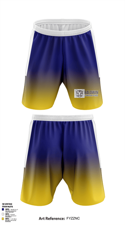 Martha Baldwin Elementary School 23901733 Athletic Shorts With Pockets - 1