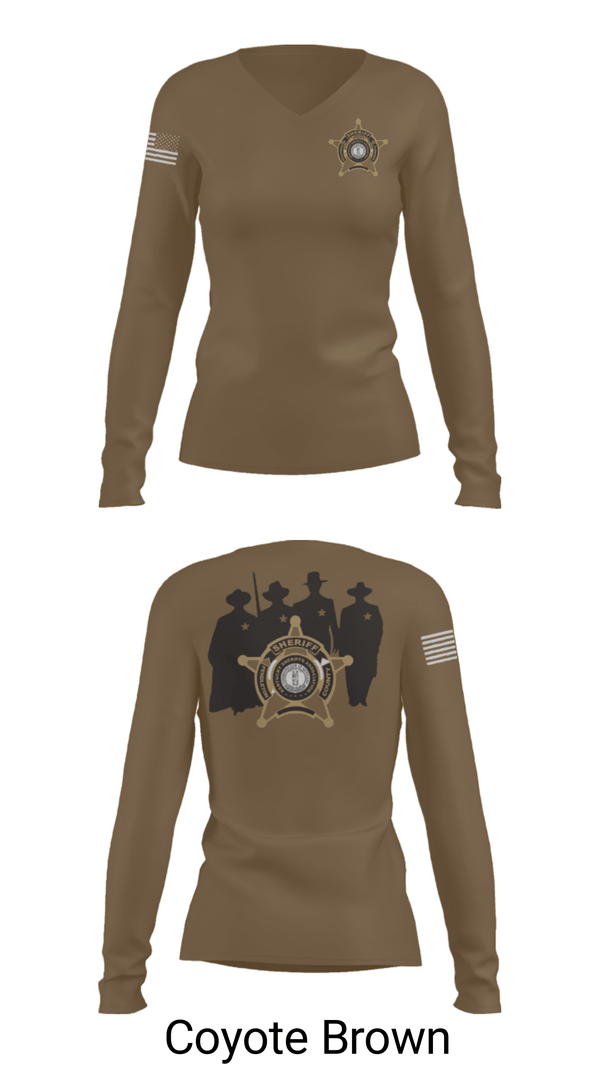 Women's Long Sleeve Vneck Shirt, , Police, Teamtime, Team time, sublimation, custom sports apparel, team uniforms, spirit wear, spiritwear, sports uniforms, custom shirts, team store, custom team store, fundraiser sports, apparel fundraiser