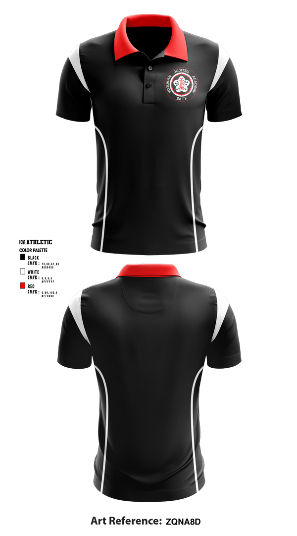 Short Sleeve Performance Polo, Kojukan JuJitsu, Wrestling, Teamtime, Team time, sublimation, custom sports apparel, team uniforms, spirit wear, spiritwear, sports uniforms, custom shirts, team store, custom team store, fundraiser sports, apparel fundraiser