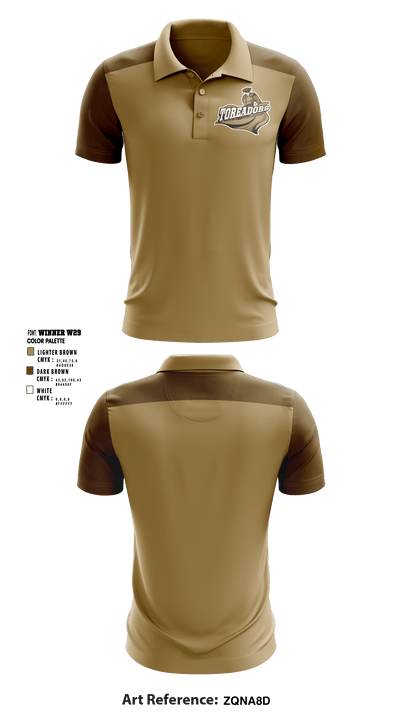 Jim Barnes Middle School 84471693 Short Sleeve Performance Polo - 1
