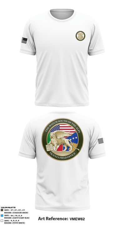 Vicenza Field Office 4611375 Short Sleeve Performance Shirt - 3