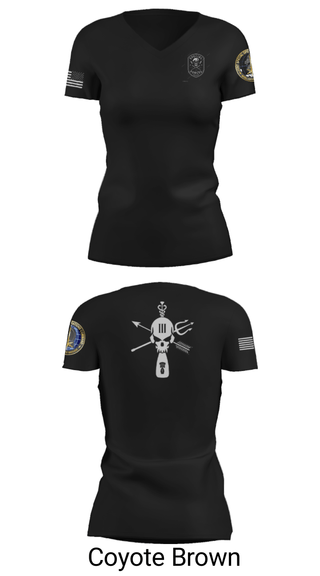 Women's Short Sleeve Vneck Shirt, , Army, Teamtime, Team time, sublimation, custom sports apparel, team uniforms, spirit wear, spiritwear, sports uniforms, custom shirts, team store, custom team store, fundraiser sports, apparel fundraiser