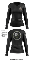 Southern ohio organized and major crimes task force 84256074 Women's Long Sleeve V-neck Shirt - 3