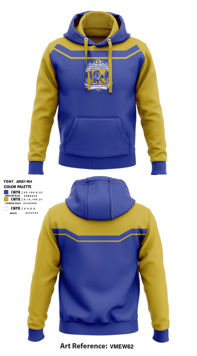 Huntingdon High School Soccer 65200613 Hoodie - 1