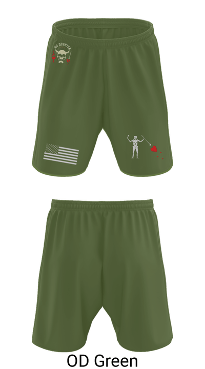 C-CO 1-27 1st PLT BLACKBEARD 676518 Athletic Shorts With Pockets - 28