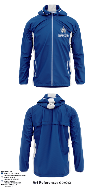 Chula Vista Spartans 94967209 Windbreaker - 1