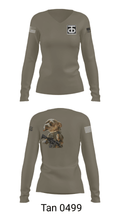 453rd ICTC 92547824 Women's Long Sleeve V-neck Shirt - 41