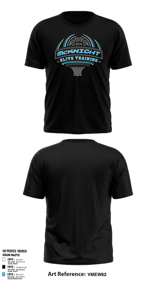 Short Sleeve Performance Shirt, McKnight Elite Training, Men's Basketball, Teamtime, Team time, sublimation, custom sports apparel, team uniforms, spirit wear, spiritwear, sports uniforms, custom shirts, team store, custom team store, fundraiser sports, apparel fundraiser