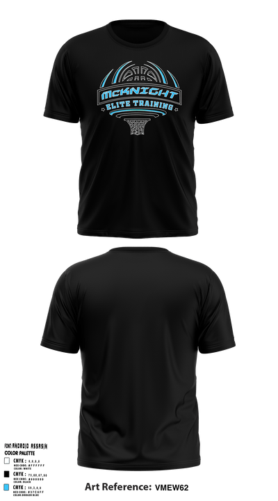 McKnight Elite Training 77825120 Short Sleeve Performance Shirt - 6