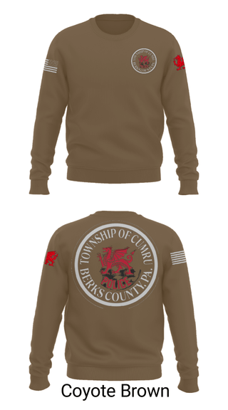 Crew Neck Sweatshirt, , Police, Teamtime, Team time, sublimation, custom sports apparel, team uniforms, spirit wear, spiritwear, sports uniforms, custom shirts, team store, custom team store, fundraiser sports, apparel fundraiser