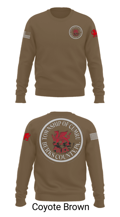 Cumru Township Police Department 51798017 Crew Neck Sweatshirt - 8