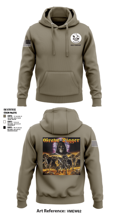 Grave digger 21039864 Hoodie - 4