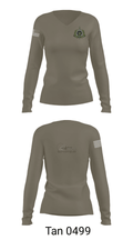 Sniper 66668085 Women's Long Sleeve V-neck Shirt - 41