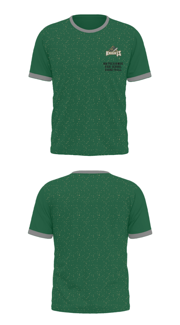 Short Sleeve Performance Shirt, Northern Nash High School Basketball, Women's Basketball, Teamtime, Team time, sublimation, custom sports apparel, team uniforms, spirit wear, spiritwear, sports uniforms, custom shirts, team store, custom team store, fundraiser sports, apparel fundraiser