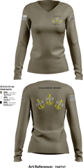 EOD GROUP TWO CHIEF’S MESS 26436916 Women's Long Sleeve V-neck Shirt - 1