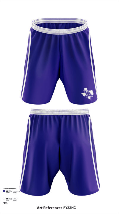 VASA Panther Football 6807670 Athletic Shorts With Pockets - 1