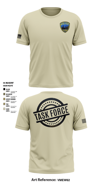 Crime Reduction Task Force 47911352 Short Sleeve Performance Shirt - 5