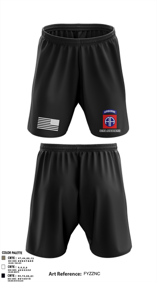 Athletic Shorts With Pockets, 82nd airborne, Army, Teamtime, Team time, sublimation, custom sports apparel, team uniforms, spirit wear, spiritwear, sports uniforms, custom shirts, team store, custom team store, fundraiser sports, apparel fundraiser