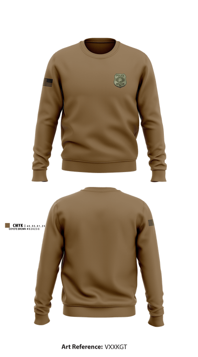 Milton Police Department 34508245 Crew Neck Sweatshirt - 4