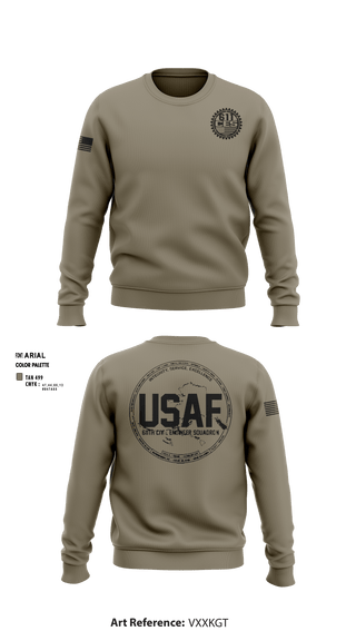 Crew Neck Sweatshirt, , Air Force, Teamtime, Team time, sublimation, custom sports apparel, team uniforms, spirit wear, spiritwear, sports uniforms, custom shirts, team store, custom team store, fundraiser sports, apparel fundraiser