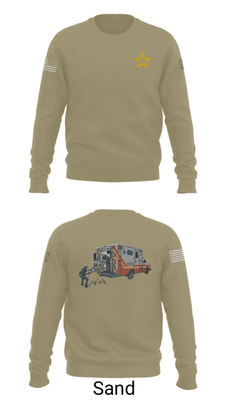 Crew Neck Sweatshirt, , Army, Teamtime, Team time, sublimation, custom sports apparel, team uniforms, spirit wear, spiritwear, sports uniforms, custom shirts, team store, custom team store, fundraiser sports, apparel fundraiser