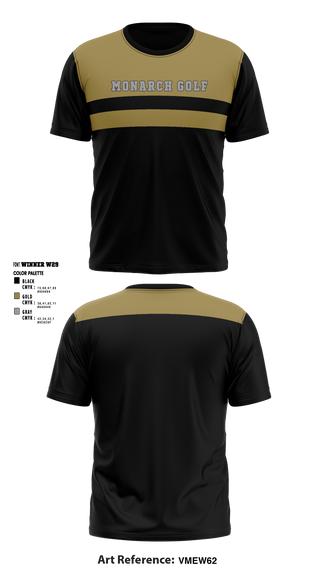 Short Sleeve Performance Shirt, Monarch High School Golf, Golf, Teamtime, Team time, sublimation, custom sports apparel, team uniforms, spirit wear, spiritwear, sports uniforms, custom shirts, team store, custom team store, fundraiser sports, apparel fundraiser