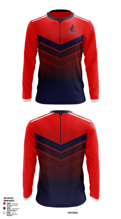 Jefferson County High School Wrestling 39623353 Long Sleeve Rash Guard Shirt - 2