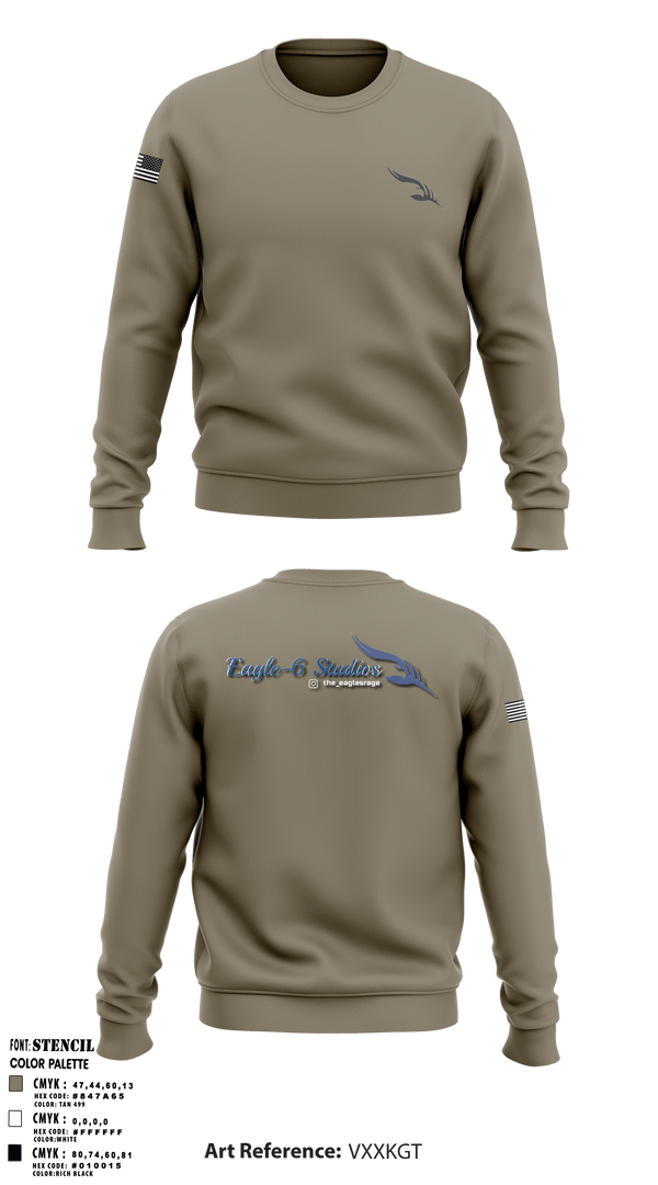 Crew Neck Sweatshirt, , Army, Teamtime, Team time, sublimation, custom sports apparel, team uniforms, spirit wear, spiritwear, sports uniforms, custom shirts, team store, custom team store, fundraiser sports, apparel fundraiser