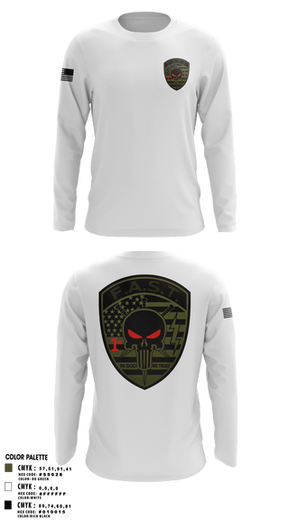 Long Sleeve Performance Shirt, , Police, Teamtime, Team time, sublimation, custom sports apparel, team uniforms, spirit wear, spiritwear, sports uniforms, custom shirts, team store, custom team store, fundraiser sports, apparel fundraiser