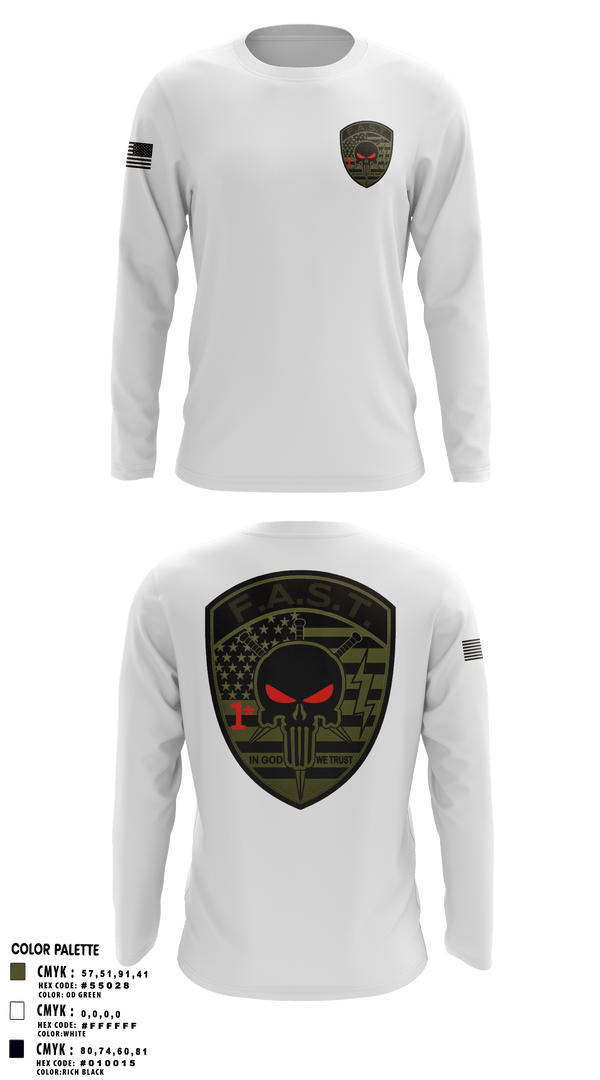 Long Sleeve Performance Shirt, , Police, Teamtime, Team time, sublimation, custom sports apparel, team uniforms, spirit wear, spiritwear, sports uniforms, custom shirts, team store, custom team store, fundraiser sports, apparel fundraiser